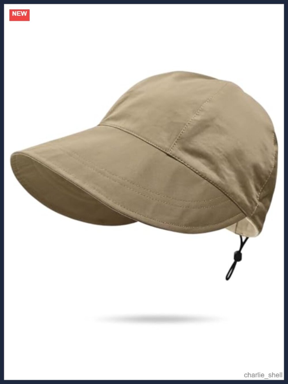 UPF 50+ Wide Brim Sun Hat Adjustable Drawstring Packable Outdoor Hiking